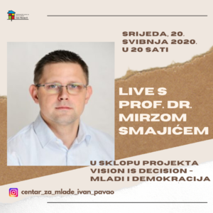 Najava za live prof. Smajic