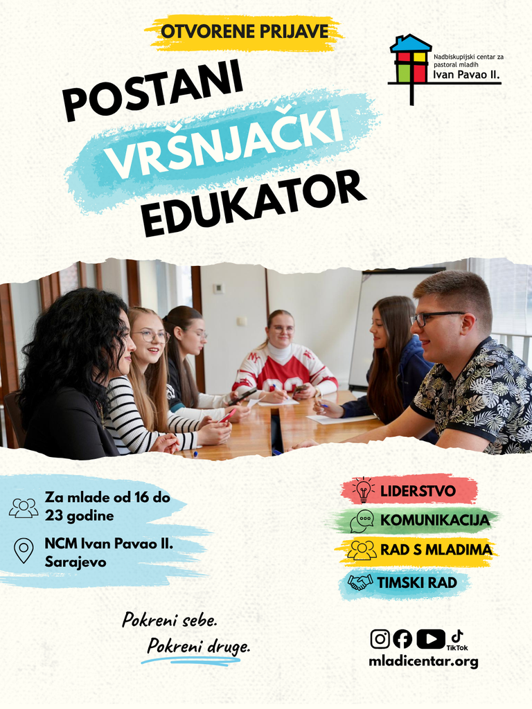 Izgradi svoje liderske vještine: Postani vršnjački edukator!