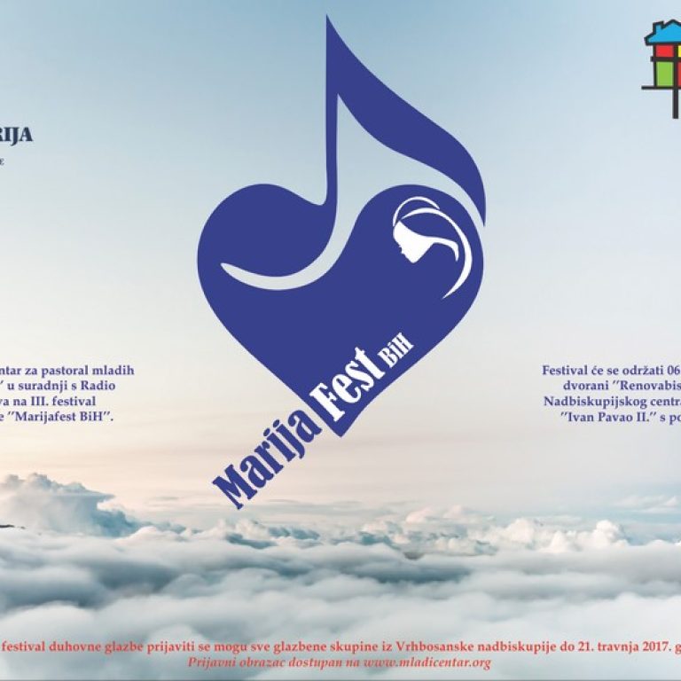 Marijafest plakat plavi