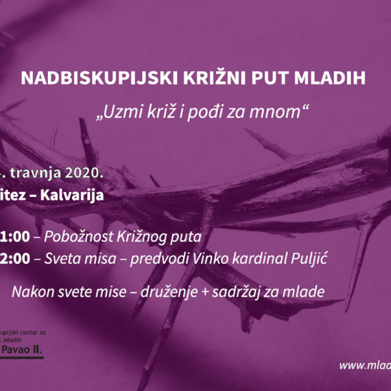 Plakat krizni put 2020