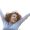 Portrait of a carefree young woman smiling with arms raised
